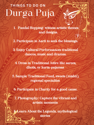 Things to do on Durga Puja